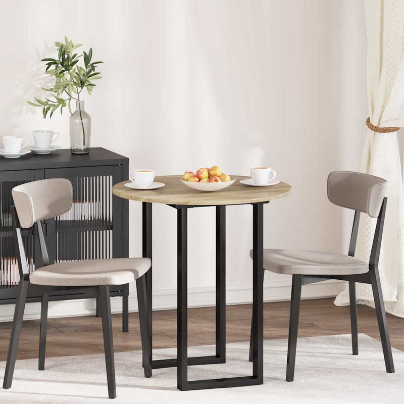 Placă de masă Ø 70 x 1,5 cm Rotund Lemn prelucrat Stejar Sonoma