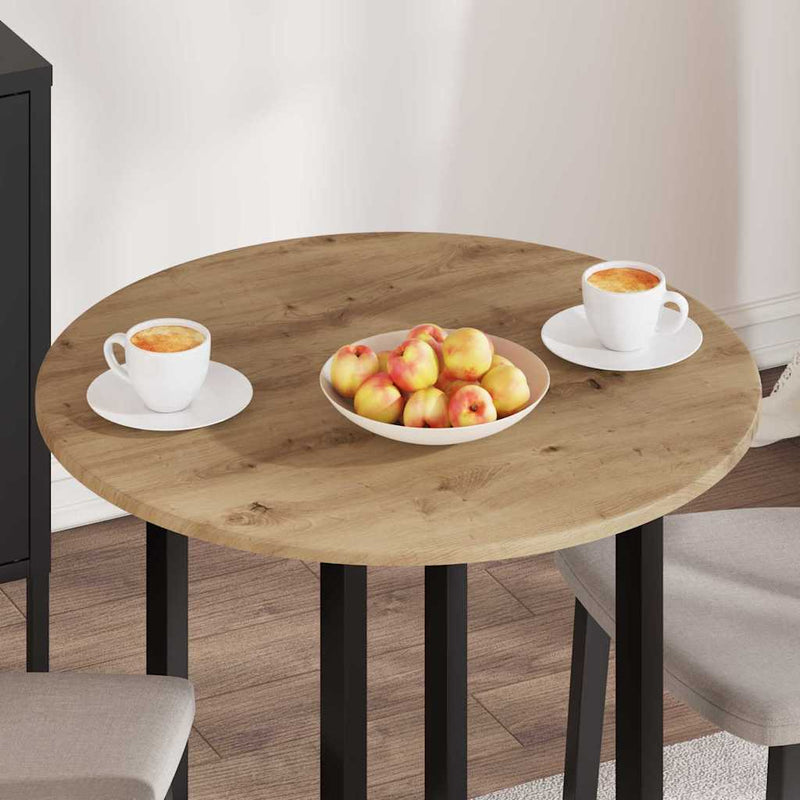 Placă de masă Ø 70 x 1,5 cm Rotund Lemn prelucrat