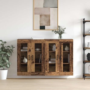 Mobilier cu Montaj pe Perete 2 buc. Lemn vechi Lemn prelucrat