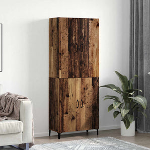 Bufet 2 buc. Lemn vechi 69,5 x 34 x 180 cm Lemn prelucrat