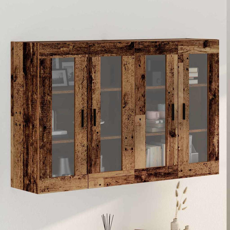 Mobilier cu Montaj pe Perete 2 buc. Lemn vechi Lemn prelucrat