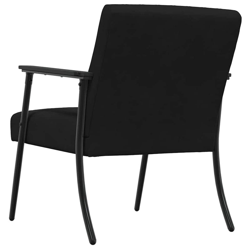 fotoliu Negru Catifea