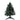 Brad de Crăciun artificial Verde 64 cm PVC