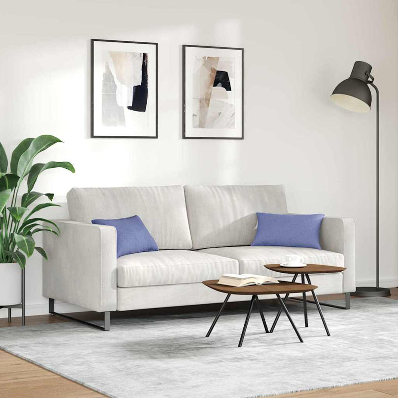 Perne pentru canapea 2 buc. țesătură Albastru Jeans 50 x 30 cm