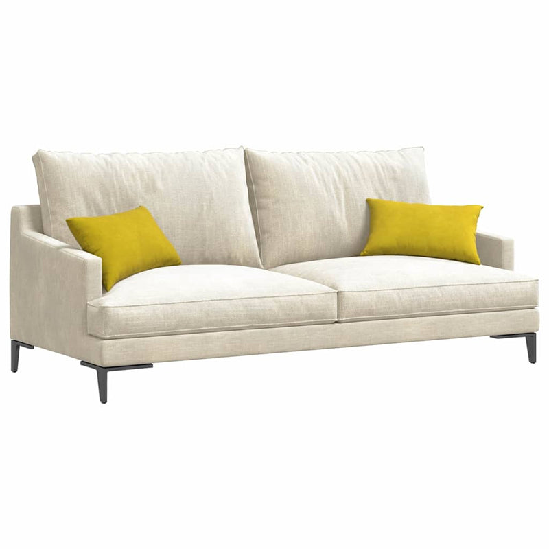 Perne pentru canapea 2 pcs Galben 50 x 30 cm