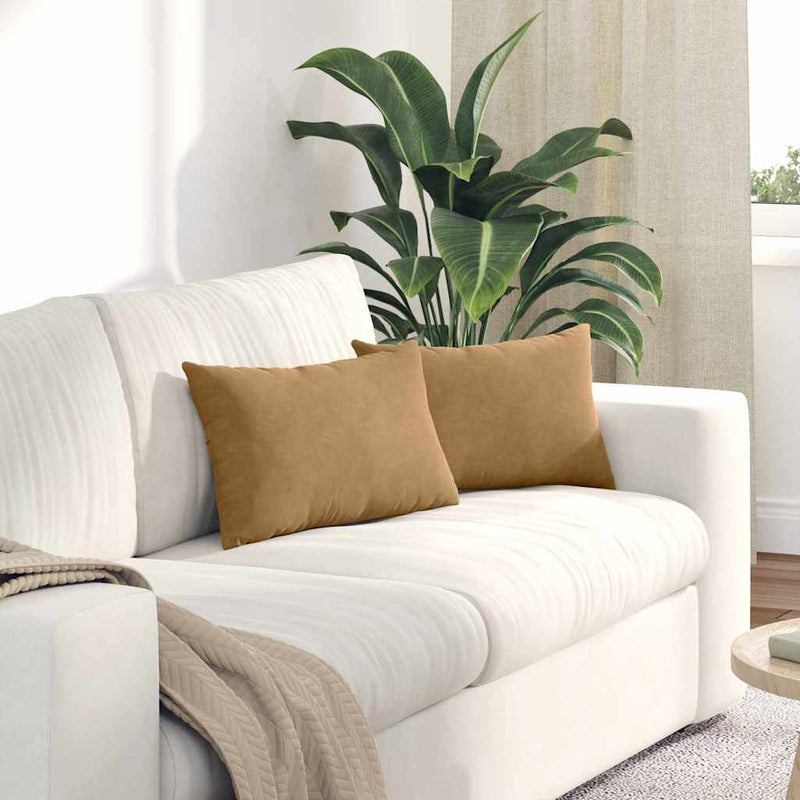 Perne pentru canapea 2 pcs Maro 50 x 30 cm