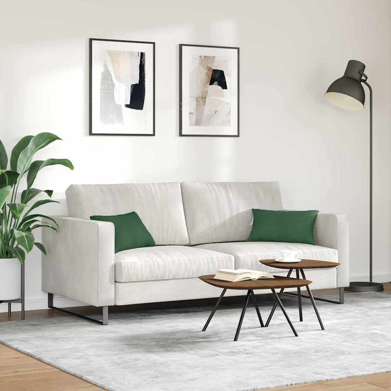 Perne pentru canapea 2 pcs Verde închis 50 x 30 cm