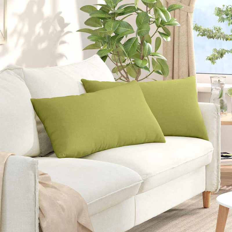 Perne pentru canapea 2 buc. țesătură Verde deschis 80 x 40 cm