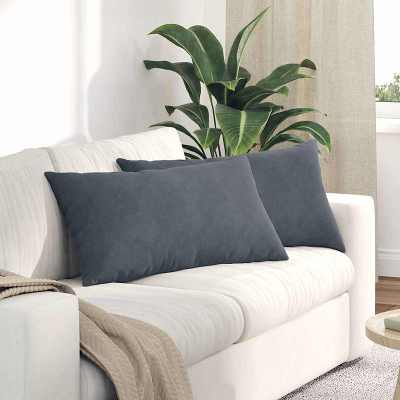 Perne pentru canapea 2 pcs Gri închis 80 x 40 cm