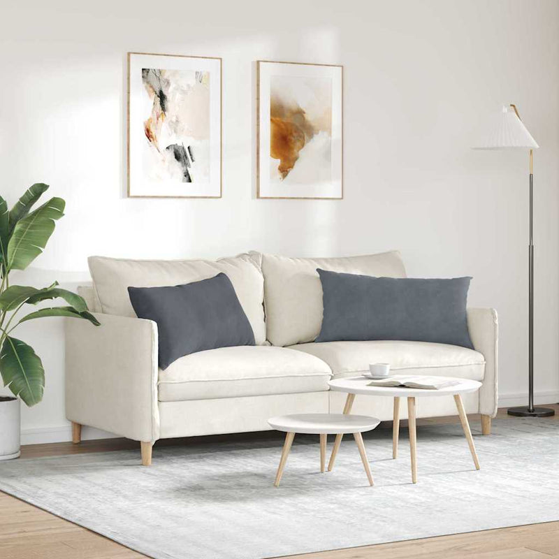 Perne pentru canapea 2 pcs Gri închis 80 x 40 cm