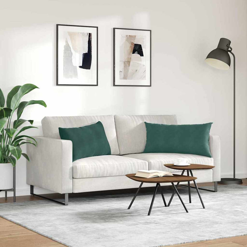 Perne pentru canapea 2 pcs Verde închis 80 x 40 cm