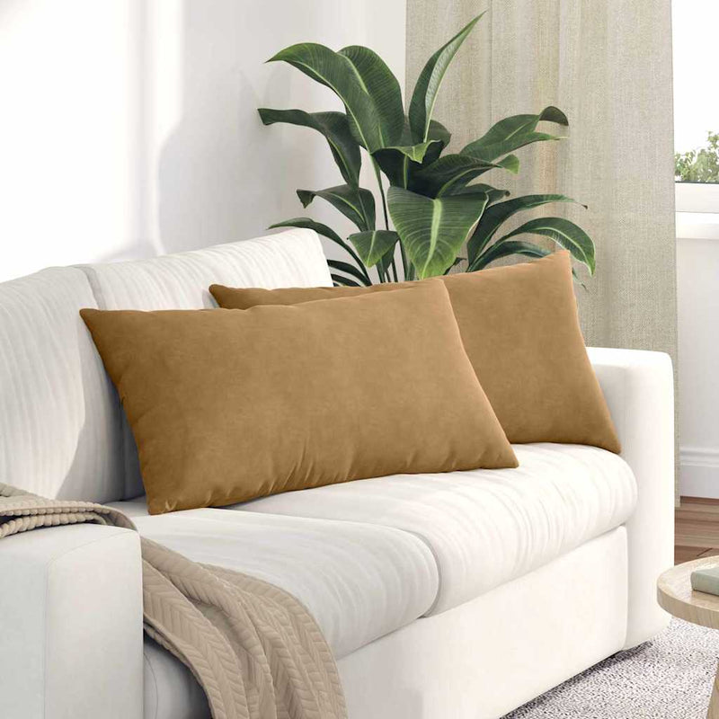 Perne pentru canapea 2 pcs Maro 80 x 40 cm
