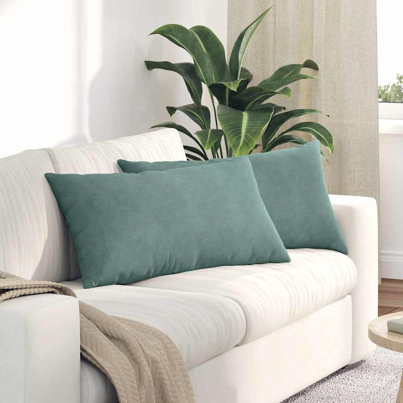 Perne pentru canapea 2 pcs Verde Mării 80 x 40 cm
