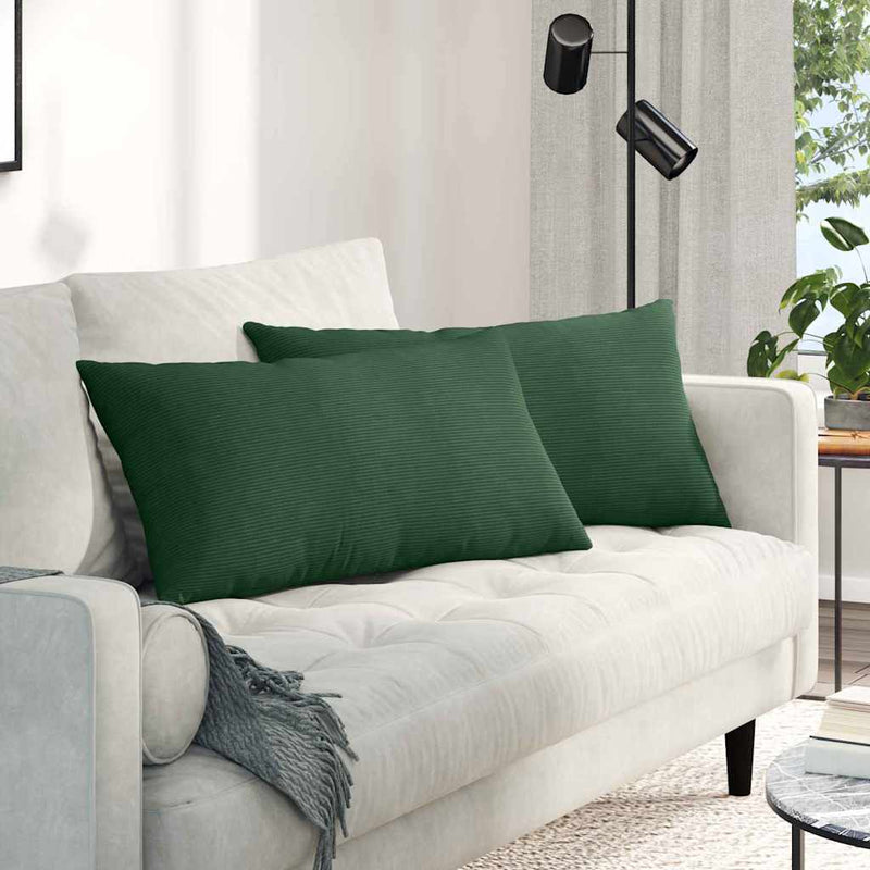 Perne pentru canapea 2 pcs Verde închis 80 x 40 cm