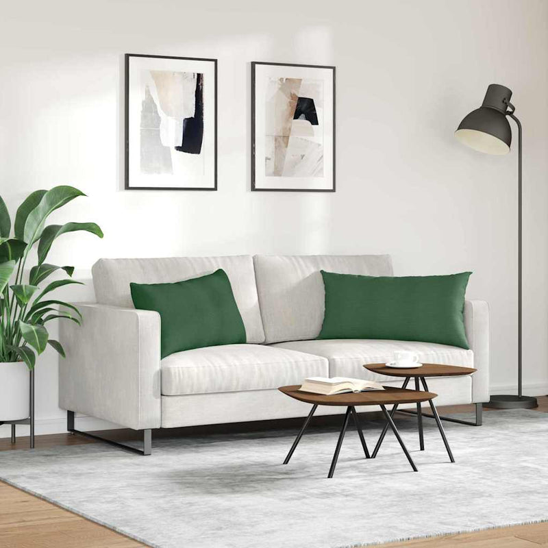 Perne pentru canapea 2 pcs Verde închis 80 x 40 cm
