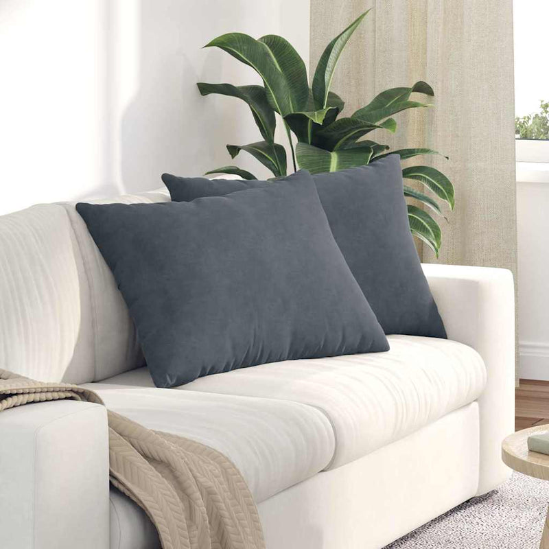 Perne pentru canapea 2 pcs Gri închis 70 x 50 cm