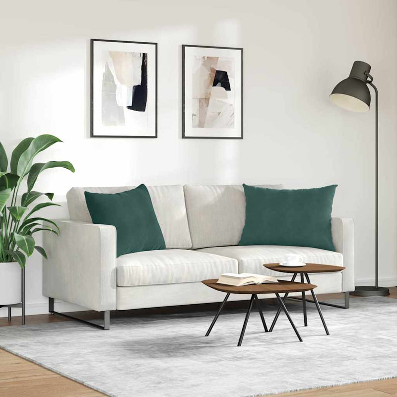 Perne pentru canapea 2 pcs Verde închis 70 x 50 cm