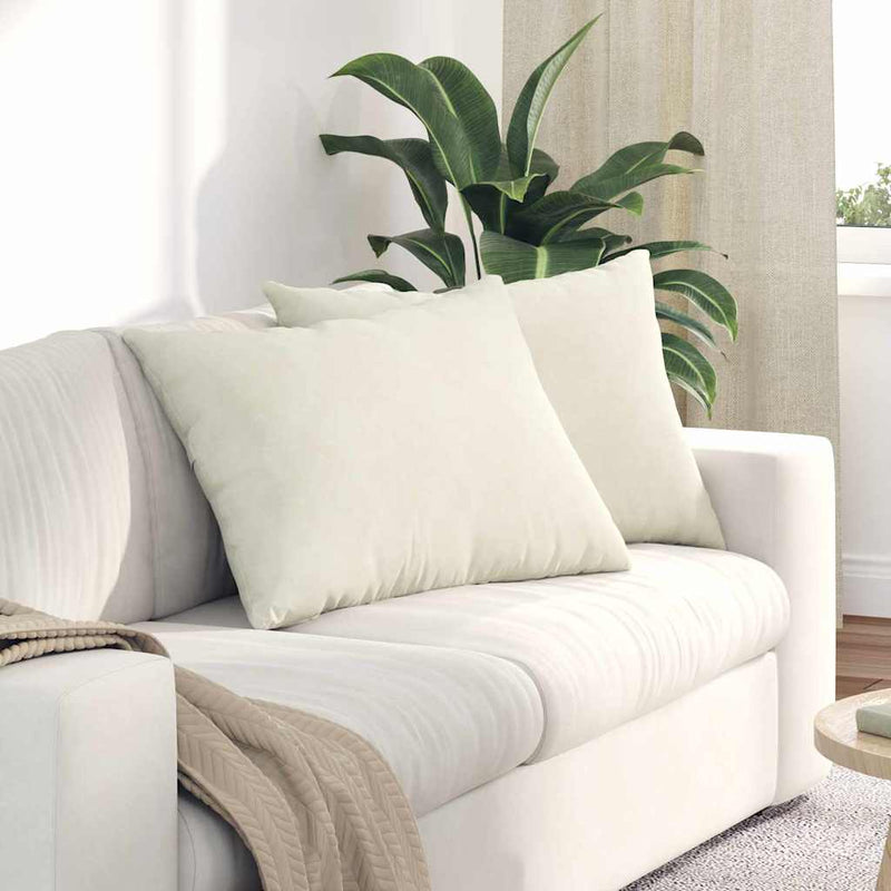 Perne pentru canapea 2 pcs Crem 70 x 50 cm