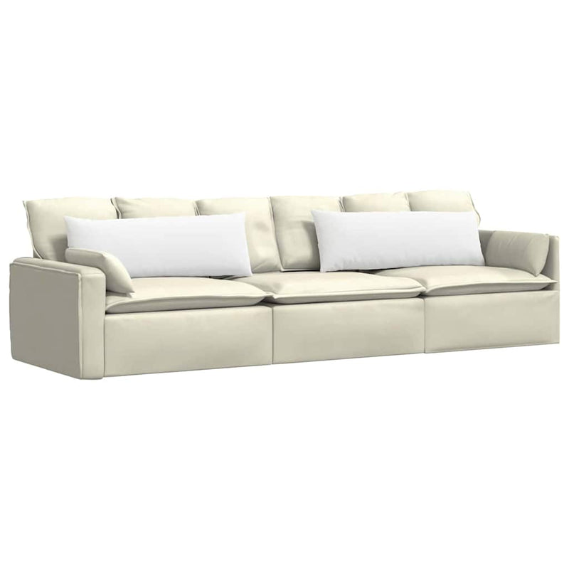 Perne pentru canapea 2 buc. țesătură Alb 120 x 40 cm