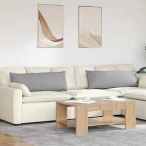 Perne pentru canapea 2 buc. țesătură Gri nori 120 x 40 cm