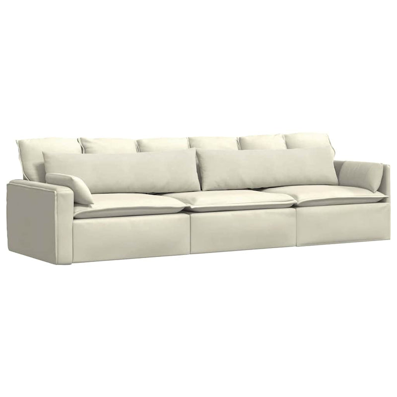 Perne pentru canapea 2 pcs Crem 145 x 40 cm