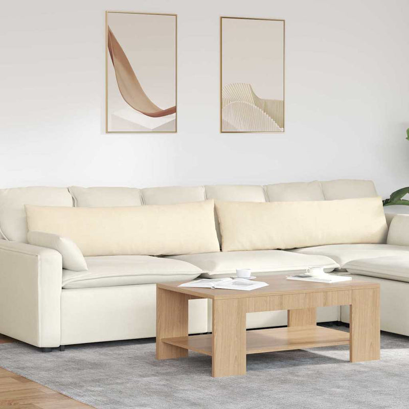 Perne pentru canapea 2 pcs Crem 145 x 40 cm