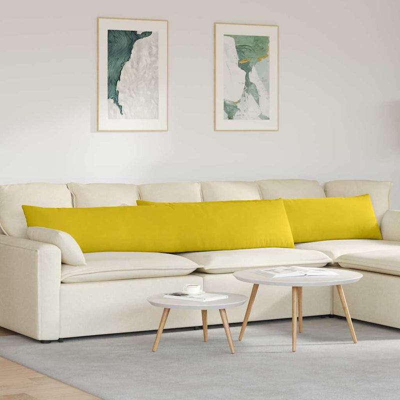 Perne pentru canapea 2 pcs Galben 200 x 40 cm