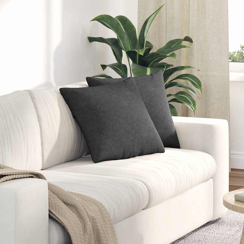 Perne pentru canapea 2 pcs Gri închis 45 x 45 cm