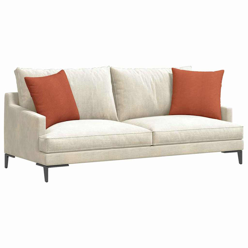 Perne pentru canapea 2 pcs Roșu portocalie 45 x 45 cm