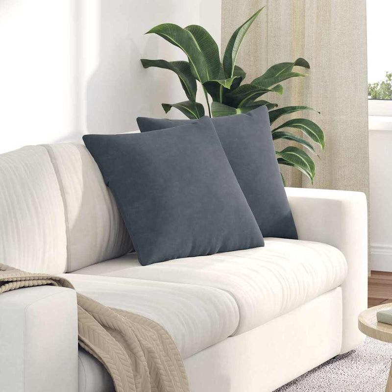 Perne pentru canapea 2 pcs Gri închis 50 x 50 cm