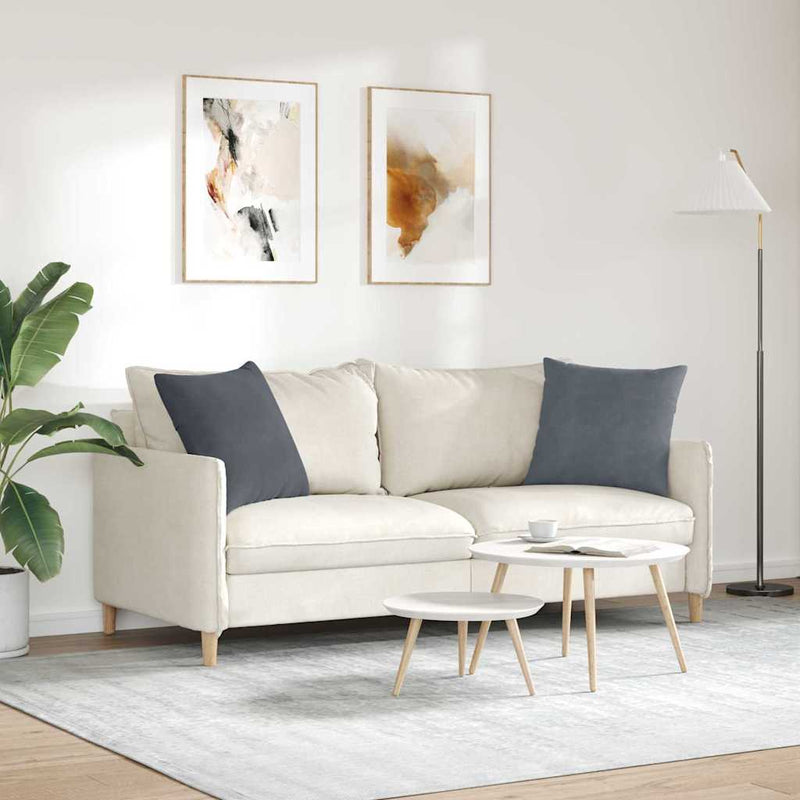 Perne pentru canapea 2 pcs Gri închis 50 x 50 cm