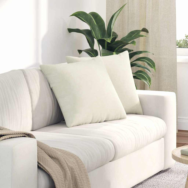 Perne pentru canapea 2 pcs Crem 50 x 50 cm