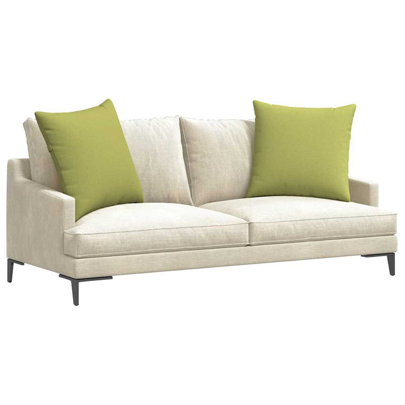 Perne pentru canapea 2 buc. țesătură Verde deschis 60 x 60 cm