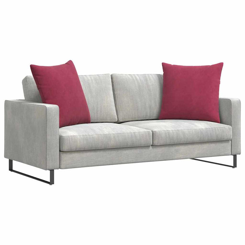 Perne pentru canapea 2 pcs Roșu Vin 60 x 60 cm
