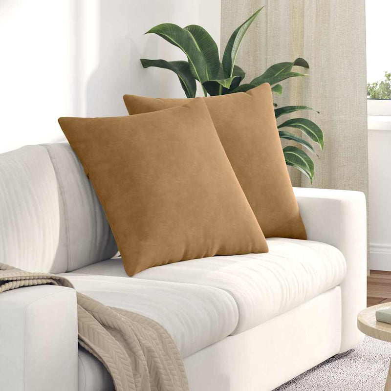 Perne pentru canapea 2 pcs Maro 60 x 60 cm
