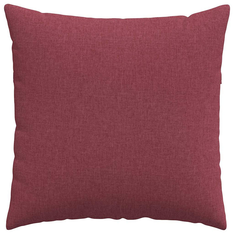 Perne pentru canapea 2 buc. țesătură Roșu Vin 80 x 80 cm