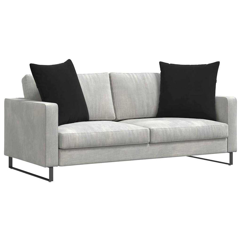 Perne pentru canapea 2 pcs Negru 80 x 80 cm