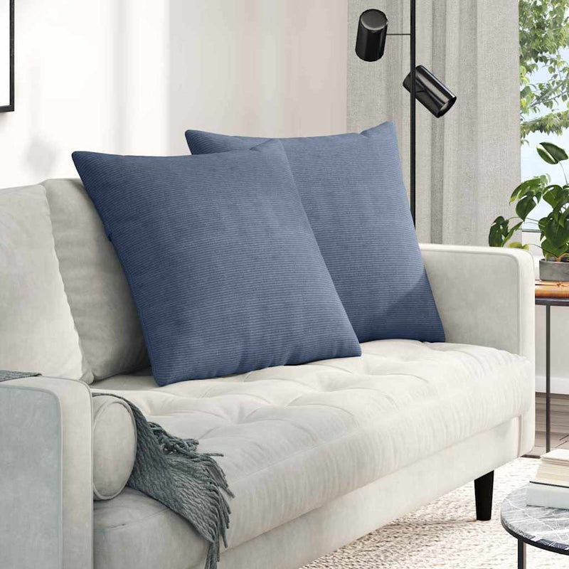 Perne pentru canapea 2 pcs albastru 80 x 80 cm