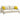 Perne de Șezut 2 pcs Galben Ø 40 x 13 cm Catifea