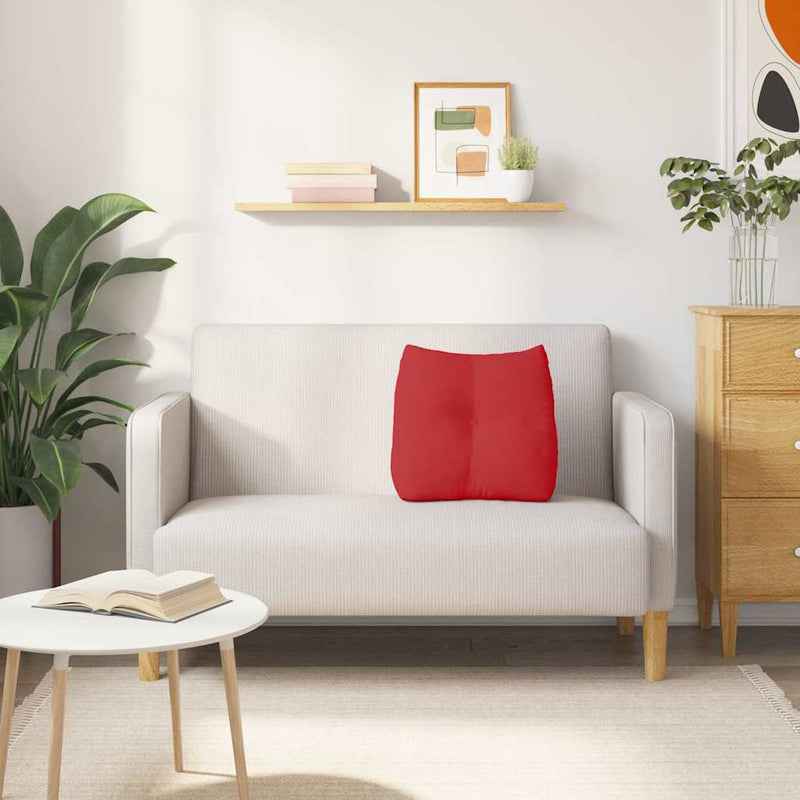Perna pentru spate Roșu 45 x 24 x 50 cm țesătură