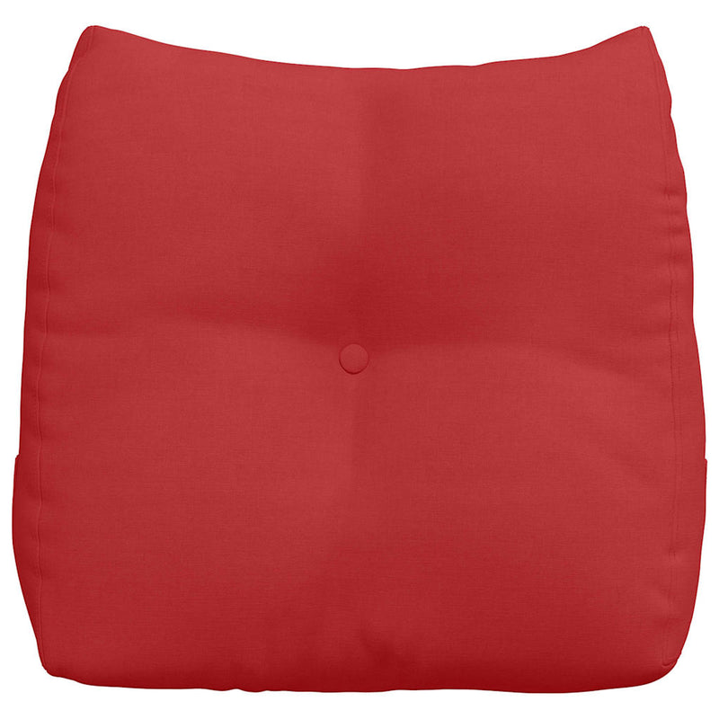 Perna pentru spate Roșu 45 x 24 x 50 cm țesătură