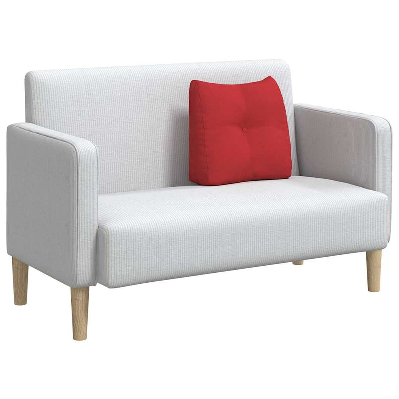 Perna pentru spate Roșu 45 x 24 x 50 cm țesătură