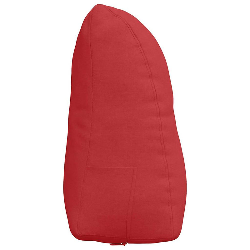 Perna pentru spate Roșu 45 x 24 x 50 cm țesătură