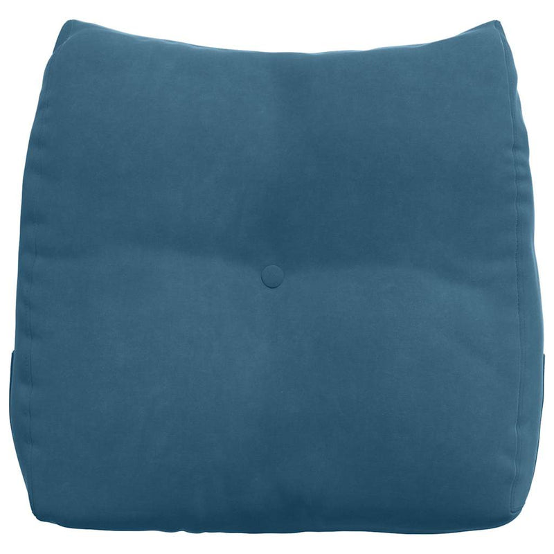 Perna pentru spate albastru 45 x 24 x 50 cm Catifea