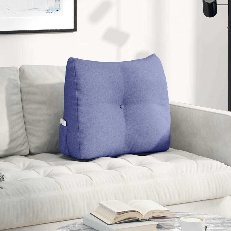 Perna pentru spate Albastru Jeans 60 x 24 x 50 cm țesătură