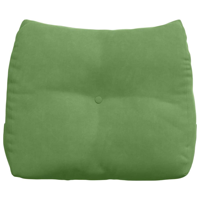 Perna pentru spate Verde deschis 60 x 24 x 50 cm Catifea