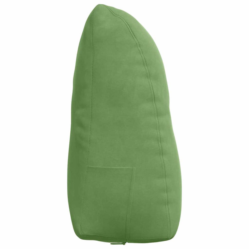 Perna pentru spate Verde deschis 60 x 24 x 50 cm Catifea