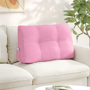 Perna pentru spate Roz 80 x 24 x 50 cm țesătură