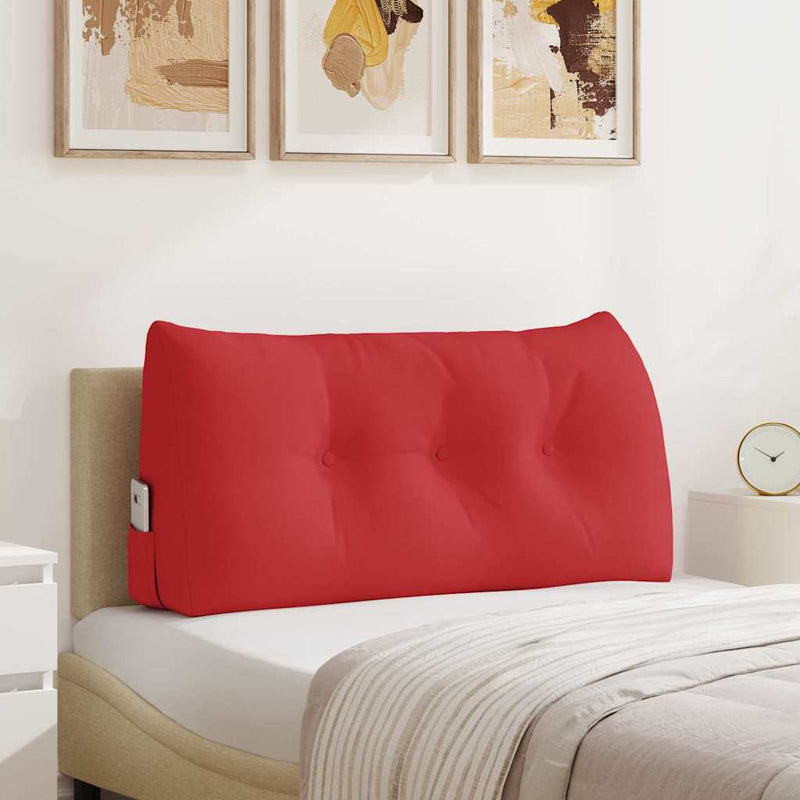 Perna pentru spate Roșu 100 x 24 x 50 cm țesătură