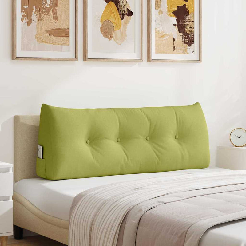 Perna pentru spate Verde deschis 120 x 24 x 50 cm țesătură
